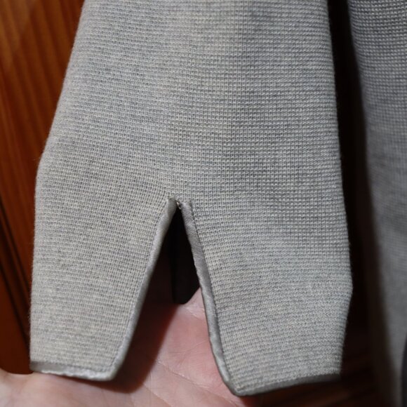 Coltalia Imports Vintage Wool Cropped Blazer Jacket Gray Pearl Button 12 - Picture 6 of 10